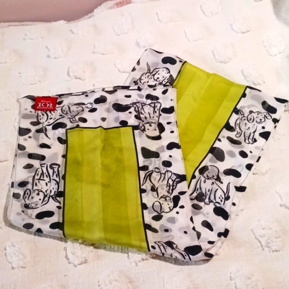 Rare DISNEY 101 Dalmations Scarf
